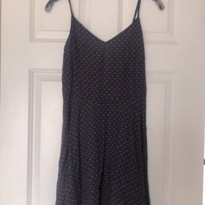 GAP summer strap dress, size small with back elastic band. Navy blue